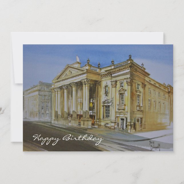 Tarjeta Teatro Royal Newcastle Happy Birday Card (Anverso)