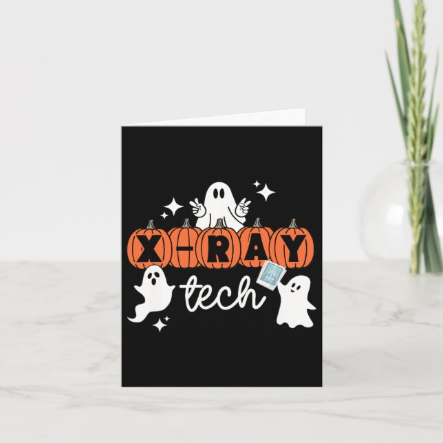 Tarjeta Tech Halloween Technier Squad Xray Tech Pumpkin (Anverso)