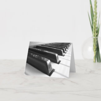 Tarjeta Teclado - Blanco y negro