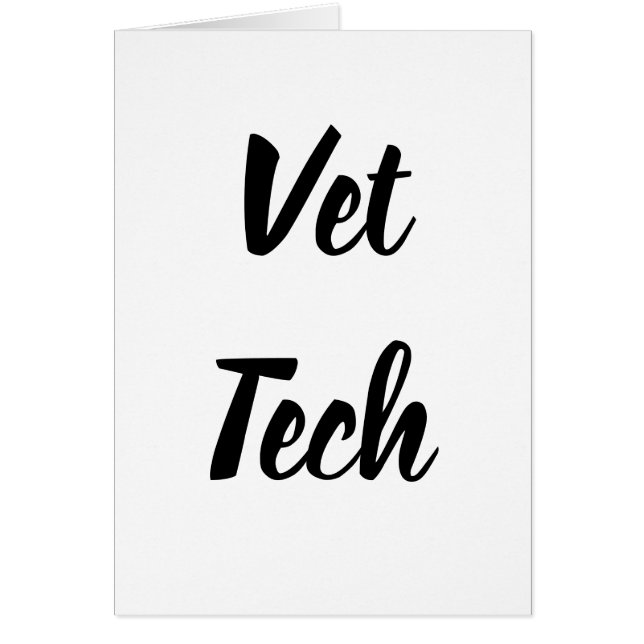 Tarjeta técnica Vet (Frente)