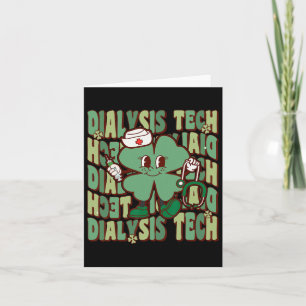 Tarjeta Técnico de diálisis genial divertido día de San Pa