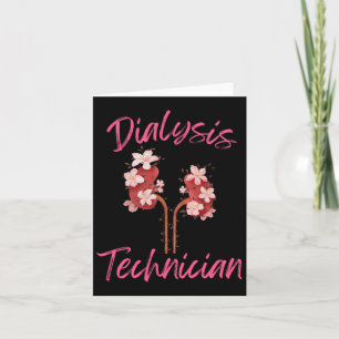 Tarjeta Técnico De Diálisis Para Hombres Mujeres Hemodiáli