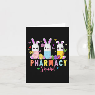 Tarjeta Técnico de farmacia Bunny Easter Day Pharmacy Tech