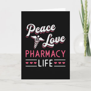 Tarjeta Técnico de Farmacia Paz Amor Farmacéutico