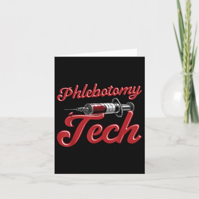 Tarjeta Técnico de Flebotomía Técnico de Flebotomía  (Anverso)
