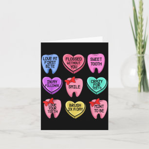 Tarjeta Técnico de Higiene Dental Día de San Valentín Rda 