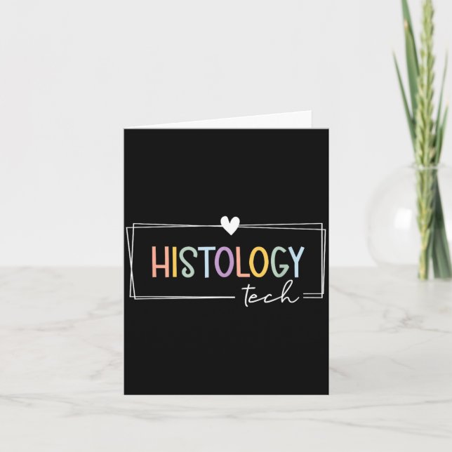Tarjeta Técnico de Histología Boho Lindo Técnico de Labora (Anverso)