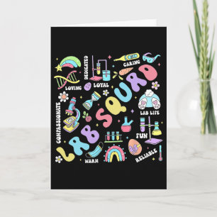 Tarjeta Técnico de laboratorio Científico de Pascua Profes