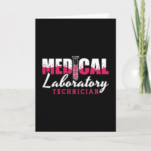 Tarjeta Técnico de Laboratorio Médico Laboratorio Técnico 