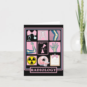 Tarjeta Técnico de Rad de Rayos X Radiología Apreciación d