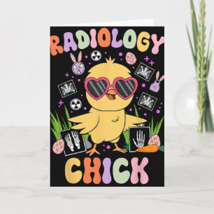 Tarjeta Técnico de Radiología del Día de Pascua Radiólogo