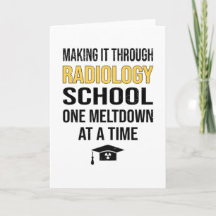 Tarjeta Técnico de Salud Radiólogo Estudiantil de Radiolog