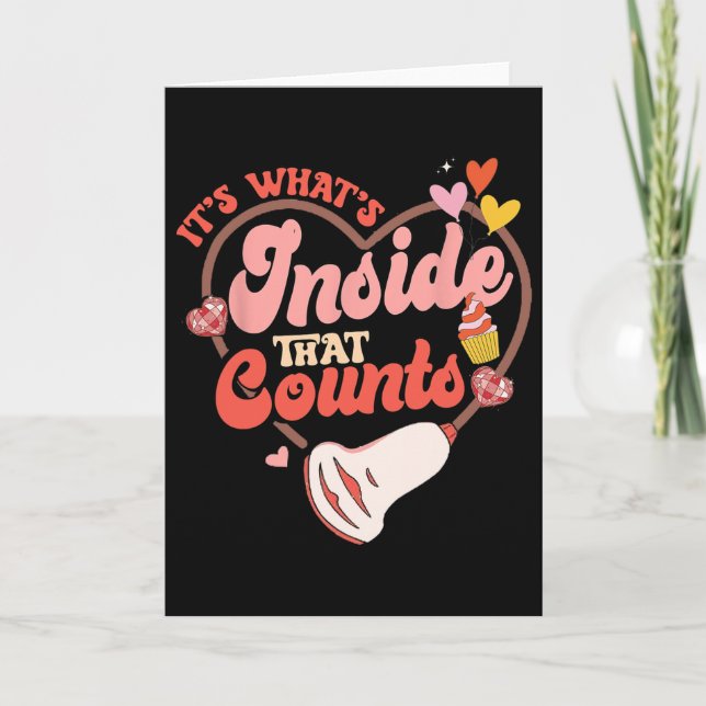 Tarjeta Técnico de Sonografía de San Valentín  (Anverso)