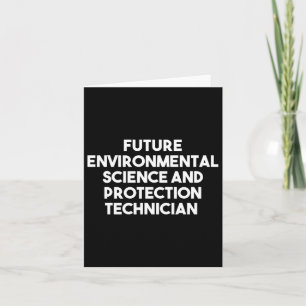 Tarjeta Técnico en Ciencias y Protección Ambiental Futuras