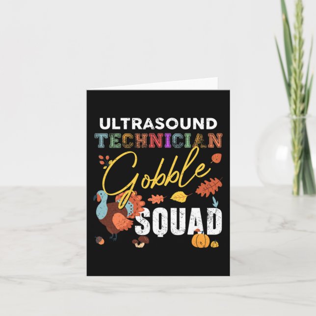 Tarjeta Tecnológico de ultrasonido Gobble Squad Fa de Acci (Anverso)