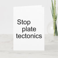 Tectónica de placa de parada