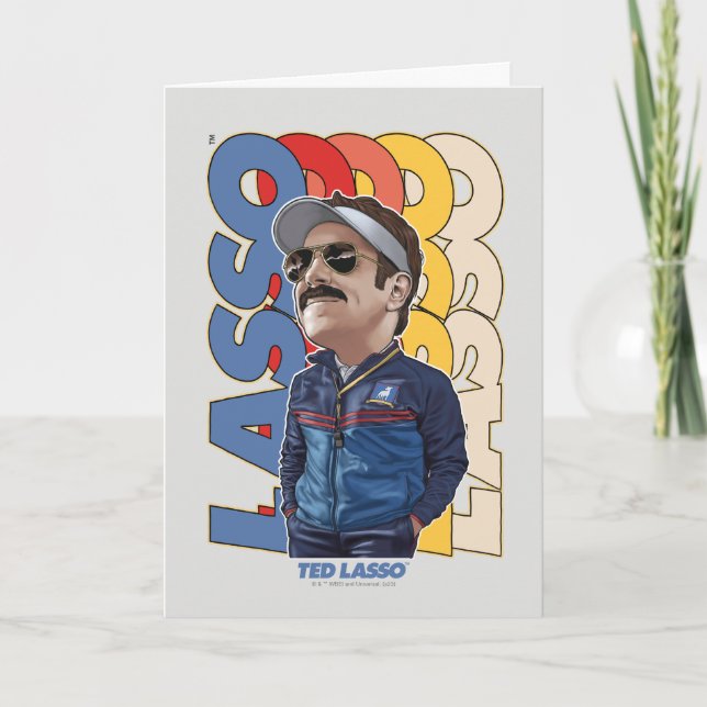 Tarjeta Ted Lasso | Lasso Bobblehead (Anverso)