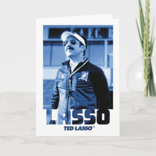 Tarjeta Ted Lasso   Lasso Photo Portrait Graphic
