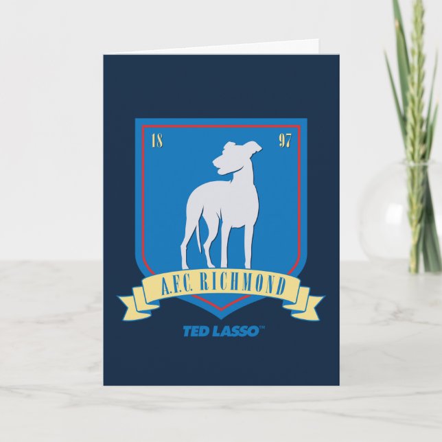 Tarjeta Ted Lasso | Logo del equipo AFC Richmond (Anverso)