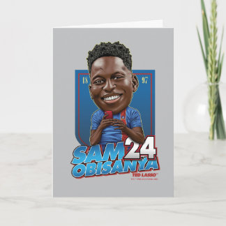 Tarjeta Ted Lasso | Sam Obisanya Bobblehead