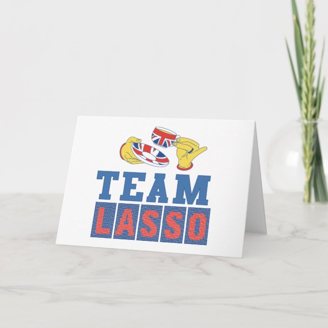 Tarjeta Ted Lasso | Team Lasso (Anverso)