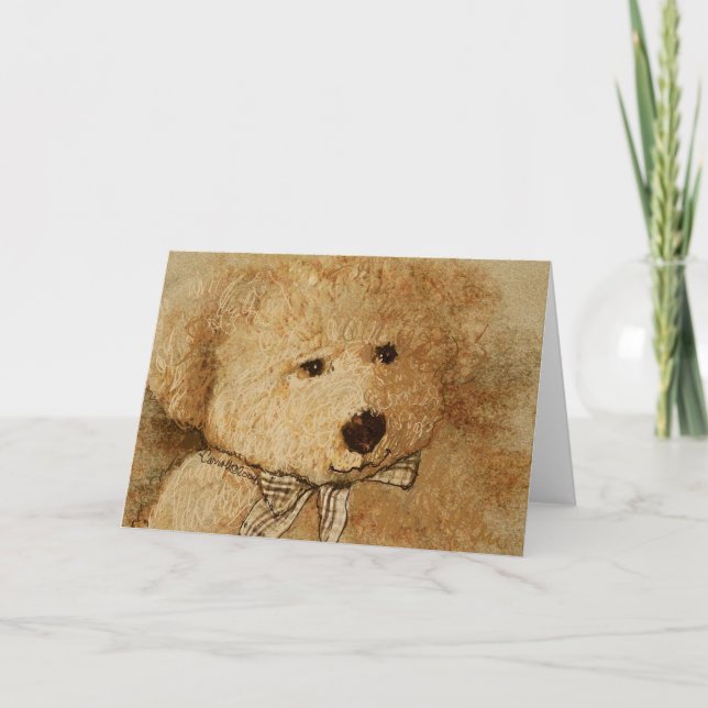 Tarjeta Teddie Bear (Anverso)