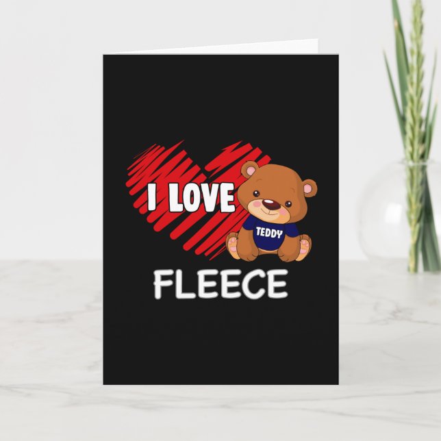 Tarjeta Teddy Bear Cute Baby Animal Love Cuddle Gift Idea (Anverso)