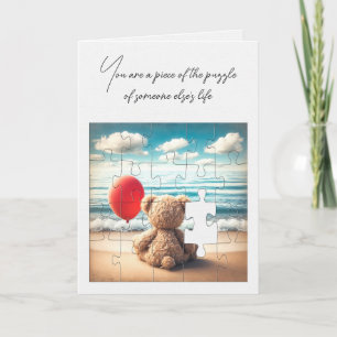 Tarjeta Teddy Bear Jigsaw Puzzle