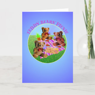 Tarjeta Teddy Bears Picnic