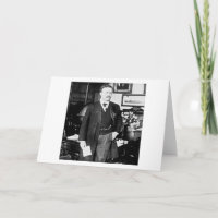Teddy Roosevelt en el vintage 1912 de la Casa