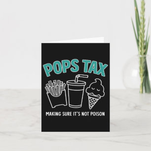 Tarjeta Tee de papá gracioso que no sea veneno