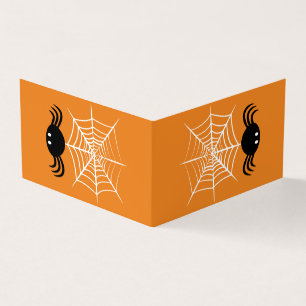 Tarjeta Tela de Araña de Halloween