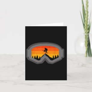Tarjeta Tela de nieve - Snowboard Snowboard Snowboard