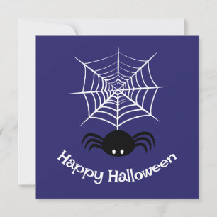 Tarjeta Telaraña de Halloween