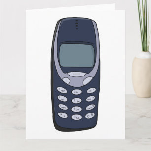 Tarjeta Teléfono celular de vintage