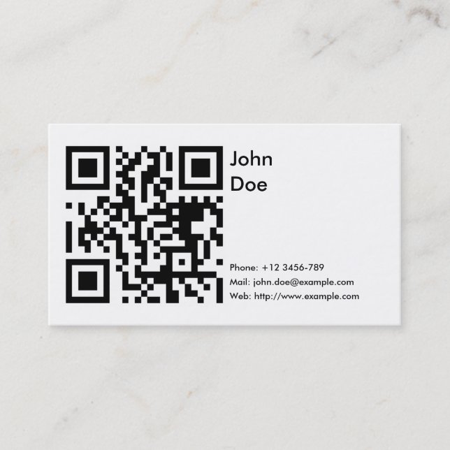 Tarjeta (teléfono, correo electrónico, tela) (Anverso)