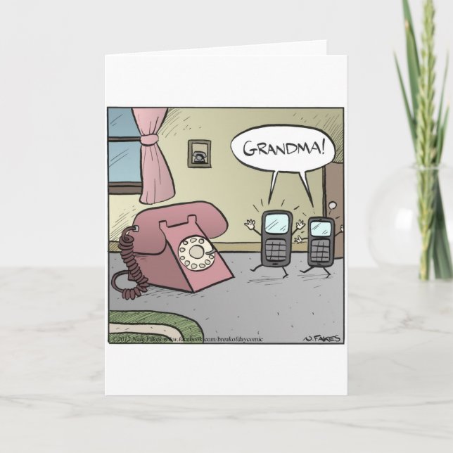 Tarjeta Teléfono de la abuela (Anverso)