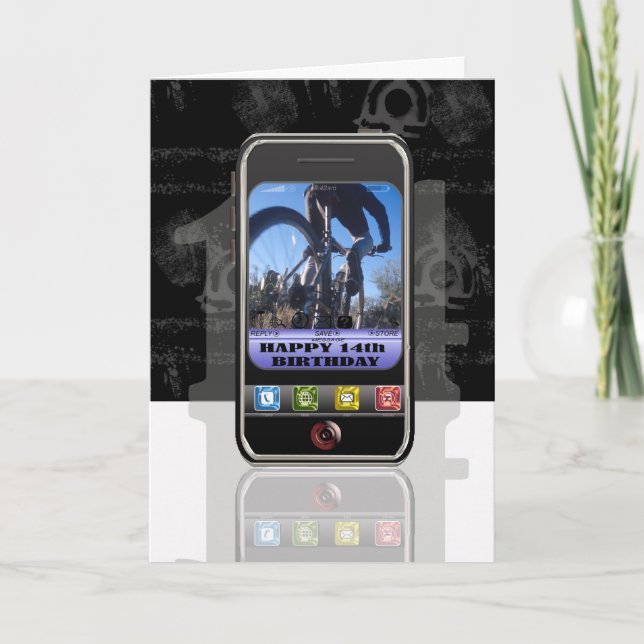 Tarjeta Teléfono móvil, mensaje de texto de teléfono celul (Anverso)