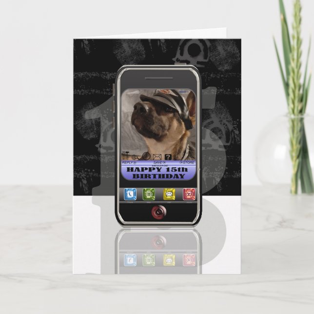 Tarjeta teléfono móvil, mensaje de texto de teléfono móvil (Anverso)