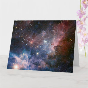 Tarjeta Telescopio Hubble de la Nebulosa de la Carina Roja
