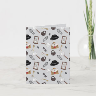 Tarjeta Tema de detective espía agente secreto Kids Mister