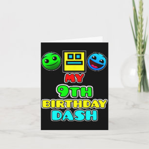 Tarjeta tema de fiesta infantil de videojuegos de carrera