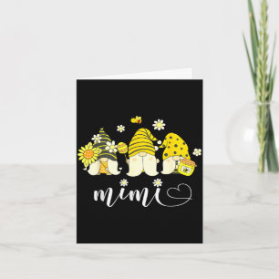 Tarjeta Tema de gnomos lindos mujeres abuela Mimi día de l