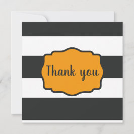 Tarjeta Tema de Halloween Tirado "Gracias"