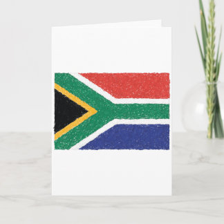 Tarjeta Tema de la bandera de Suráfrica