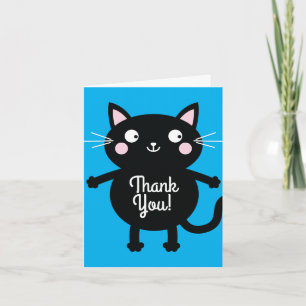 Tarjeta Tema de la fiesta de cumpleaños del gato lindo Kit