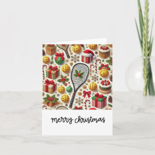 Tarjeta Tema de los Navidades de bolas de bolas