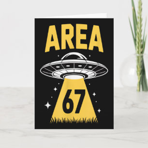 Tarjeta Tema de nave espacial extraterrestre divertido Áre