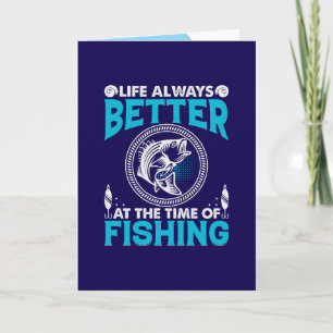 Tarjeta Tema de pesca