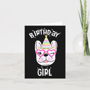 Tarjeta Tema del Fiesta de la celebración de la Frenchie d